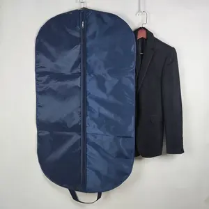 Foldable Suit Cover Custom Garment Bags Logo Nonwoven Garment Suit Cover Bag Dress Wholesale Carry On Garment Bag Wholesale