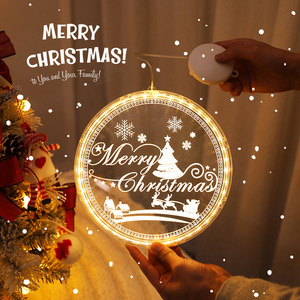 Nhỏ cầm tay trong nhà & Ngoài trời Acrylic Led trang trí ánh sáng mới dạ quang ăn mặc đèn giáng sinh - Product Image 3