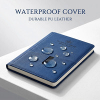 Carnets A5 en cuir PU à couverture rigide, reliure cousue, pochette téléphone, logo personnalisé imprimé, cadeau d'affaires, journal/agenda 100gsm, vente en gros