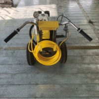 Machine de marquage routier à pulvérisation à froid Roadshine 4L avec pompes à diaphragme, moteur 5,5 CV, faible coût d'entretien, garantie 1 an - Vente chaude