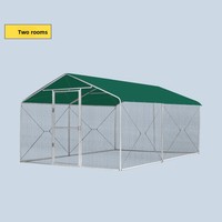 Grand poulailler extérieur multifonctionnel et étanche pour l'élevage de volailles, idéal pour la ferme de jardin