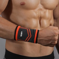 VBOSi 7017B Muñequera de Compresión Deportiva Médica Unisex de Nylon con Bajo MOQ, Banda de Seguridad Absorbente para Tenis, Baloncesto y Fitness