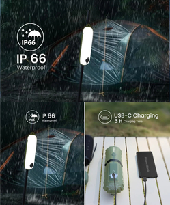 Lámpara de Camping <span class=keywords><strong>Solar</strong></span> <span class=keywords><strong>Inflable</strong></span> Portátil, <span class=keywords><strong>Linterna</strong></span> LED Plegable a Prueba de Agua para Excursionismo - Product Image 4