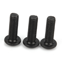 Vis métriques à tête cylindrique à six pans creux en acier au carbone ISO7380-1 de bonne qualité 10.9 en oxyde noir