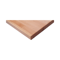 Dessus de table en bois de hêtre massif pour restaurant, salle à manger, cuisine, hôtel, salon, atelier scolaire-Style design moderne et rustique