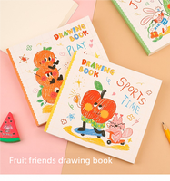 Folleto de Coloreo Personalizado para Estudiantes de Jardín de Infancia y Primaria - Arte con Lápices de Acuarela, Graffiti, Logotipo y Empaque Personalizados
