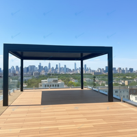 Sweet Home Outdoor Bioklimatische Pergola aus Aluminiumlegierung mit Verstellbarem Lamellendach, Robuster Pavillon für Garten, Terrasse, Hinterhof und Pool