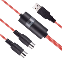 Câble MIDI USB Type-C vers DIN 5 broches avec blindage tressé et gaine en PVC, mâle-mâle, pour clavier musical, ordinateur, microphone, guitare