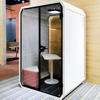 Cabine téléphonique insonorisée pour bureau, salle de réunion insonorisée pour travail en groupe, montage rapide, pod de bureau insonorisé