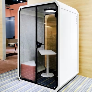 <span class=keywords><strong>Cabine</strong></span> <span class=keywords><strong>téléphonique</strong></span> insonorisée pour bureau, salle de réunion insonorisée pour travail en groupe, montage rapide, pod de bureau insonorisé - Product Image 4