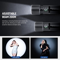 4 Warna Neewer Senter Fotografi Portabel Senter LED Lampu Sorot Paduan Aluminium Untuk Senter Video