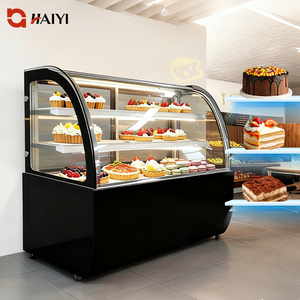 Vitrine réfrigérée pour gâteaux, comptoir de présentation pour <span class=keywords><strong>pâtisserie</strong></span> - Product Image 4