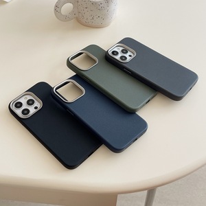 Funda de Teléfono Magnética de Cuero con Diamantes Personalizada para <span class=keywords><strong>iPhone</strong></span> 15 16 Pro Max, Cuero PU de Lujo, Protección Completa a Prueba de Golpes - Product Image 2