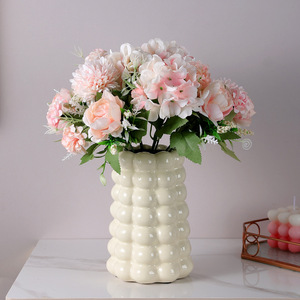 Jarrón de Cerámica Mystic Arts 7401, Glaseado, Decoración Moderna y Minimalista para Sala de Estar o Comedor - Product Image 4