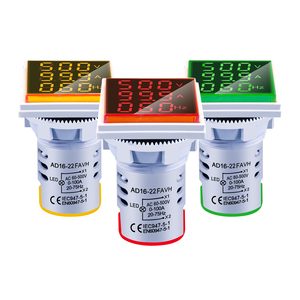 Medidor Digital LED de Voltaje y Corriente AC 60-500V 1-100A, con Indicador de Señal <span class=keywords><strong>Hertz</strong></span> (Hz), Luces, Detector de Voltaje y Corriente 220V - Product Image 4