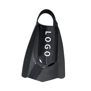 समुद्र तट 100% सिलिकॉन शॉर्ट ब्लेड फिनिश पोर्टेबल डाइविंग फ्लिपर स्नॉर्कल गियर फुट पॉकेट स्वीमिंग फिन्स - Product Image 3