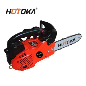 नई मॉडल 25cc छोटे chainsaw पेट्रोल के साथ हाथ संचालित 2500 chainsaw सीई