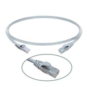 <span class=keywords><strong>สาย</strong></span>แพทช์คอร์ด Gcabling แบบมุมฉาก U UTP Cat 6 <span class=keywords><strong>Cat6</strong></span> U/UTP 24AWG <span class=keywords><strong>สาย</strong></span>อีเธอร์เน็ตสีขาว ยาว 30 ซม. 3 ม. คละสี - Product Image 1