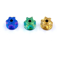 FOXTI CX0097 GR5 Or Vert Violet Moto Push Rod Billet Levier Pivot Frein Radial Maître-cylindre Poli Anodisé Boulons