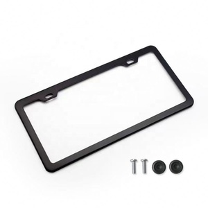 Marcos de Matrícula Personalizados de Acero Inoxidable Ecológicos con Estilo de Dibujos Animados - Accesorios Promocionales para Automóviles con Tapas de Rosca, Impresión UV y Láser - Product Image 2