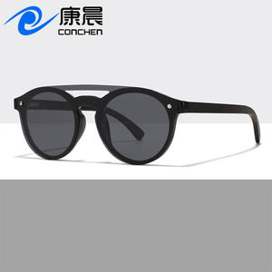 Gafas de Sol Conchen sin Marco, Lentes Polarizadas TAC con Protección UV400, Patillas de Madera, Protección Solar para Hombre, Viajes, Conducción, Moda - Product Image 2