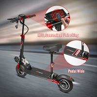 Patinete Eléctrico Plegable SUNNIGOO Potente para Adultos 50KM/H 800W 18Ah, Scooter Electrónico Todoterreno de Dos Ruedas