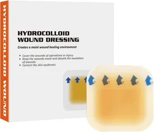 Nhãn hiệu riêng Hydrocolloid mặc quần áo với biên giới nhanh hơn chữa bệnh cho bedsores mụn trứng cá