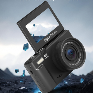 5K Digital Auto Focus 75MP Vlogging Cámara con 18X Zoom 3 "180 ° Pantalla abatible Cámara de viaje compacta para fotografía y <span class=keywords><strong>YouTube</strong></span> - Product Image 4