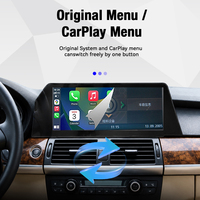 Écran tactile Foforfor 12,3 pouces pour BMW X5 2007-2009, unité principale sans fil CarPlay, autoradio GPS DSP, système Linux