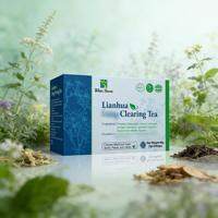 Teh Herbal Winstown Natural Lianhua untuk Membersihkan Paru-paru & Detoksifikasi dalam Bentuk Kantong Teh