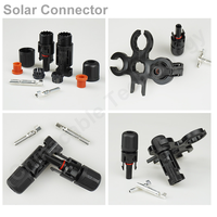 IP67 Conector MC a prueba de agua Conector solar fotovoltaico 30A Material de carcasa de PC de corriente nominal Macho/Hembra para conexiones de cables