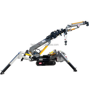 Tragbarer Minikran Spinnenkran Baustellen-Raupenkran mit Kernkomponenten <span class=keywords><strong>Motor</strong></span> Pumpe Getriebe <span class=keywords><strong>Mini</strong></span>-Fahr- und Hebekran - Product Image 6