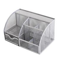 Organisateur de bureau porte-stylo de bureau en fil métallique et scolaire