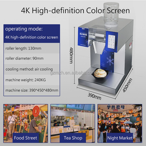 Thông Minh Thương Mại Bông Tuyết Làm Đá Máy Nén Máy Nén 180Kg/24 Giờ Công Suất Cho Chợ Đêm Trà Sữa Kem Cửa Hàng - Product Image 4