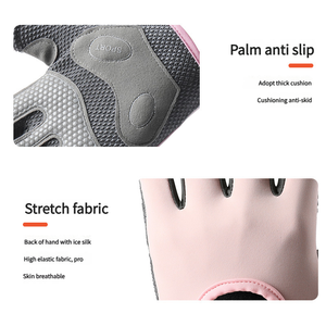 Guantes deportivos Unisex Fitness Ejercicio Entrenamiento Guantes de levantamiento de pesas para entrenamiento de gimnasia Guantes de medio dedo - Product Image 5