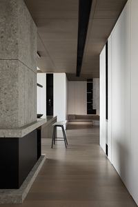 Élégant moderne minimalisme Villa flottant armoire à chaussures appartement noir et blanc schéma <span class=keywords><strong>de</strong></span> couleurs haut <span class=keywords><strong>de</strong></span> gamme porte à cadre Ultra-étroit - Product Image 6