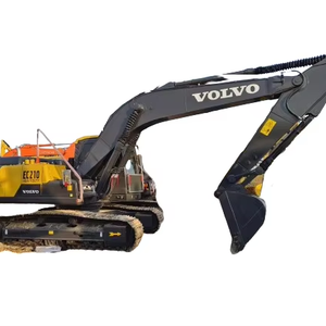 Prix bon marché Importation de pelle hydraulique diesel d'origine d'occasion de taille moyenne Volvo EC210D en excellent état de fonctionnement à vendre - Product Image 1