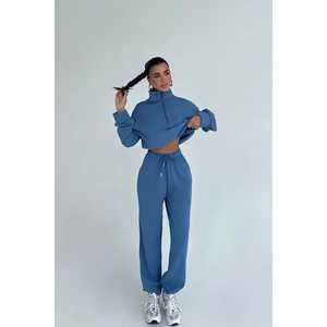 Survêtement d'entraînement Indigo Jagger personnalisé, coupe-vent, respirant, streetwear pour la gym, grandes tailles, imprimé, hiver - Product Image 2