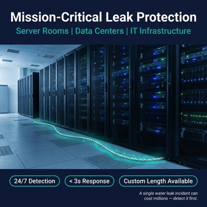 Leakage Monitoring Sensor Cable Water Leak Detection <strong>Rope</strong> 4mm High Sensitive 3.5mm Plug TCP Smart Energy Storage - Product Image 2