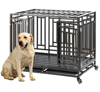 Cages et enclos robustes surdimensionnés pour animaux de compagnie – Cages en acier portables pour chiens, assemblage rapide pour usage intérieur et extérieur