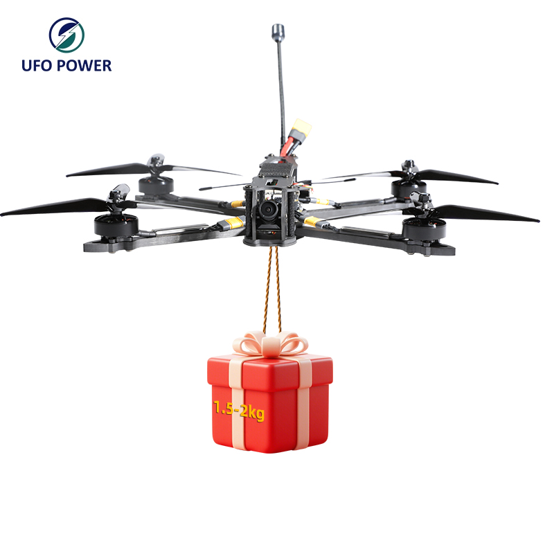 7-Inch FPV Drone RC Drone Mini FPV Drone 5.8G VTX 4k Camera Maximum Flight Time 30 Minutes Remote Range