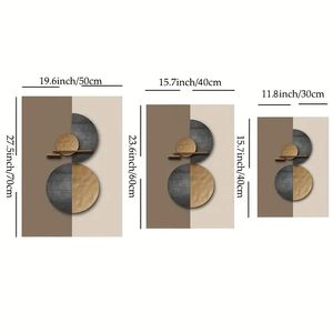 Hogar Hotel Oficina Decoración de pared pez de porcelana de cristal con marco de aleación de aluminio pintura de vidrio con cris - Product Image 5