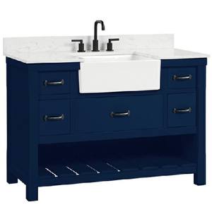Mueble de Baño Estilo Rústico Azul Marino - Product Image 4