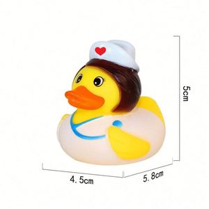 Jouets de bain promotionnels en PVC souple, petits canards de cowboy licorne et tortues couineuses, pour bébés, cadeau flottant en gros pour les fêtes - Product Image 6