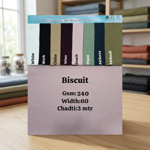 ผ้าไลคร่าถักเนื้อพรีเมียม 240 GSM กว้าง 60 นิ้ว ผ้าทอเนื้อยืดสำหรับเสื้อผ้าเครื่องแต่งกายและแฟชั่น - Product Image 3