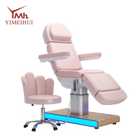 Fauteuil d'examen gynécologique médical à 3 moteurs réglables, table d'opération et de massage, lit de massage esthétique