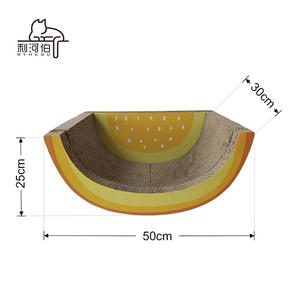 Di lusso moderno a tre piani <span class=keywords><strong>Scratcher</strong></span> casa grande carta ondulata riciclata torre classica scala classica scatola confezionata - Product Image 3