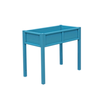 Étanche Ondulé Surélevé Double Treillis Jardin Lit Extérieur Jardinière HIPS Plastique Bois Surélevé Légumes flowerBox