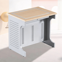Bureau d'ordinateur pliable, Table de conférence multimédia scolaire, Console d'opération pour salle de classe et laboratoire informatique, Bureau de formation et d'étude