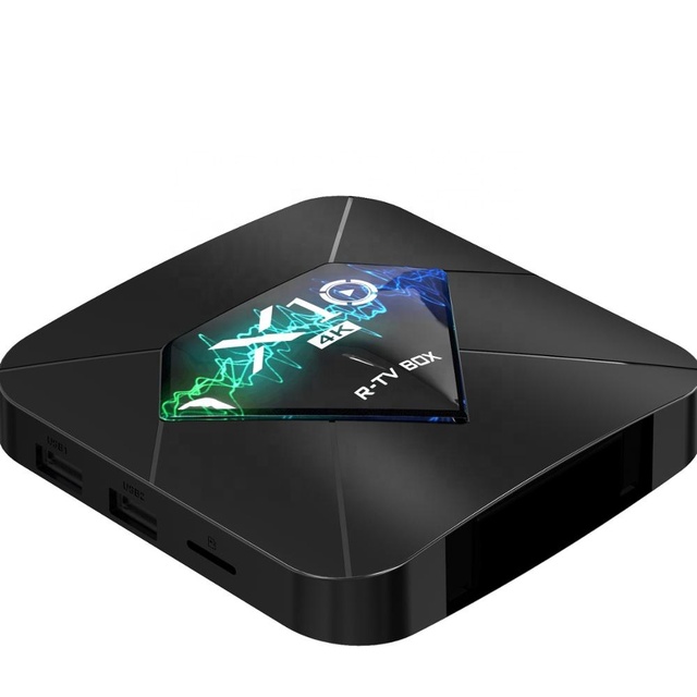 Customized R-TV BOX X10 Amlogic S905W Quad Core Smart Android TV Box 2G 16G Internet Set Top Box